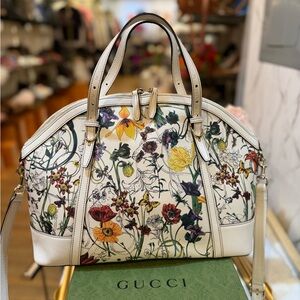Gucci Multicolor Floral Shoulder Bag